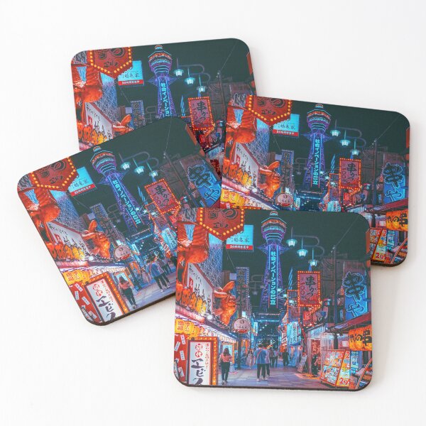 Item preview, Dreamlike Osaka Nights designed and sold by Neondreamscapes.