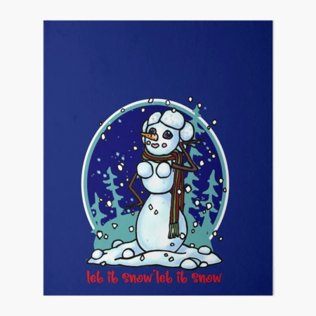 Sexy Snowman -6 | Art Board Print