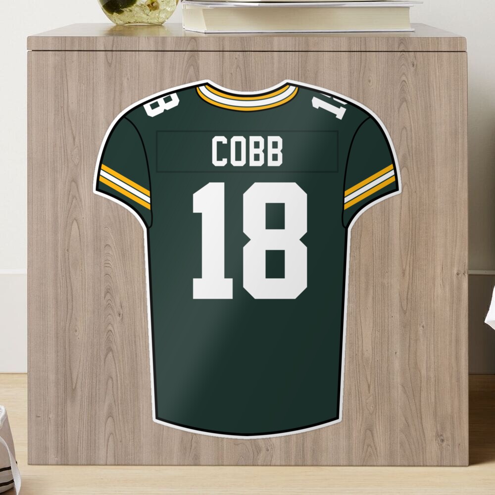 Randall Cobb Home Jersey Sticker for Sale by designsheaven