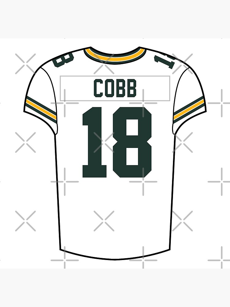 Randall Cobb Away Jersey | Canvas Print