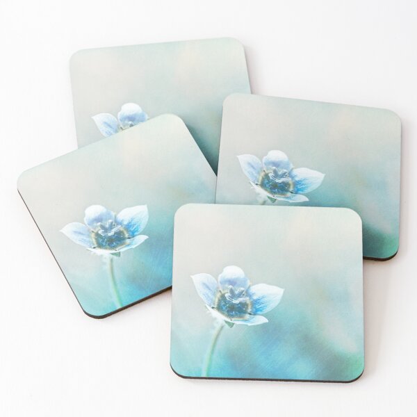 Item preview, Artistic Australian Cape bluebell wild flower with blue haze designed and sold by hendrikspix.