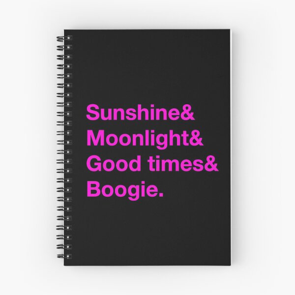 Item preview, Sunshine, Moonlight, Good times, Boogie. (Pink text) designed and sold by Playsuit-Life.