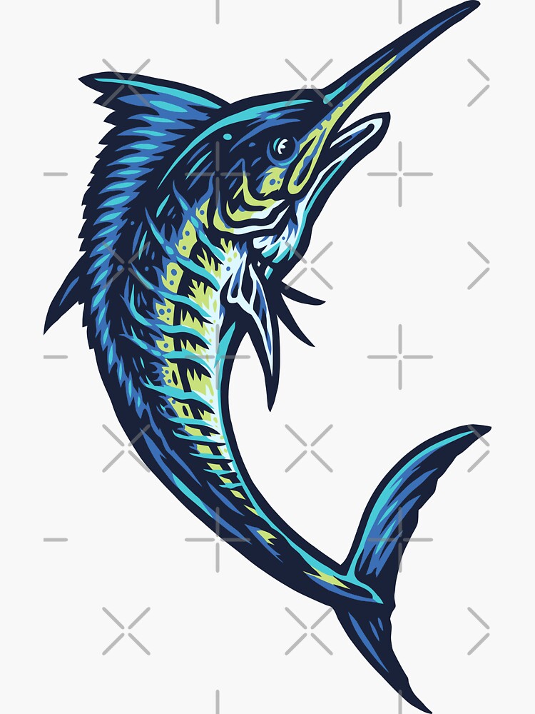Sailfish Sticker for Sale by Vector Scout