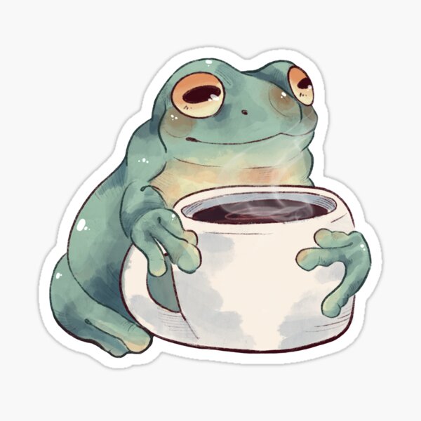 Item preview, Coffee Frog designed and sold by Lazie.