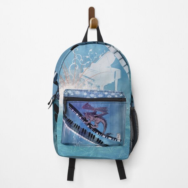 Item preview, Curved piano in a winter landscape with dragon designed and sold by nicky2342.