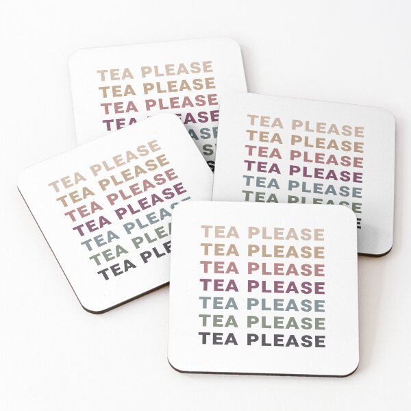 Item preview, Colorful Tea Please Repetition designed and sold by ToATeaGifts.