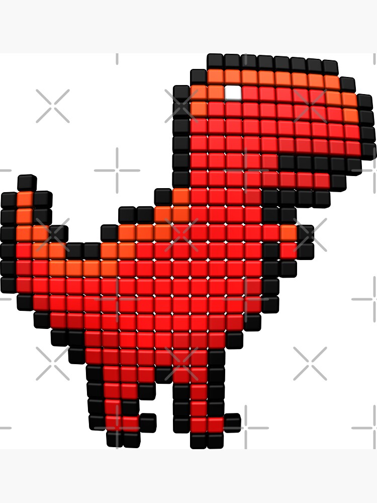 Dino Runner 2 Magnet for Sale by Pixel-Play