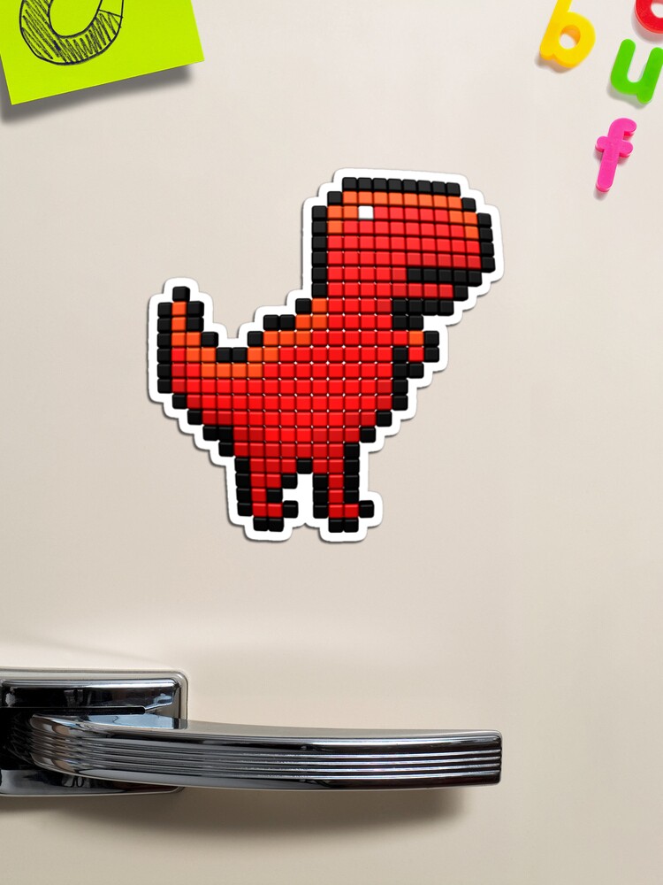 Dino Runner 2 Magnet for Sale by Pixel-Play