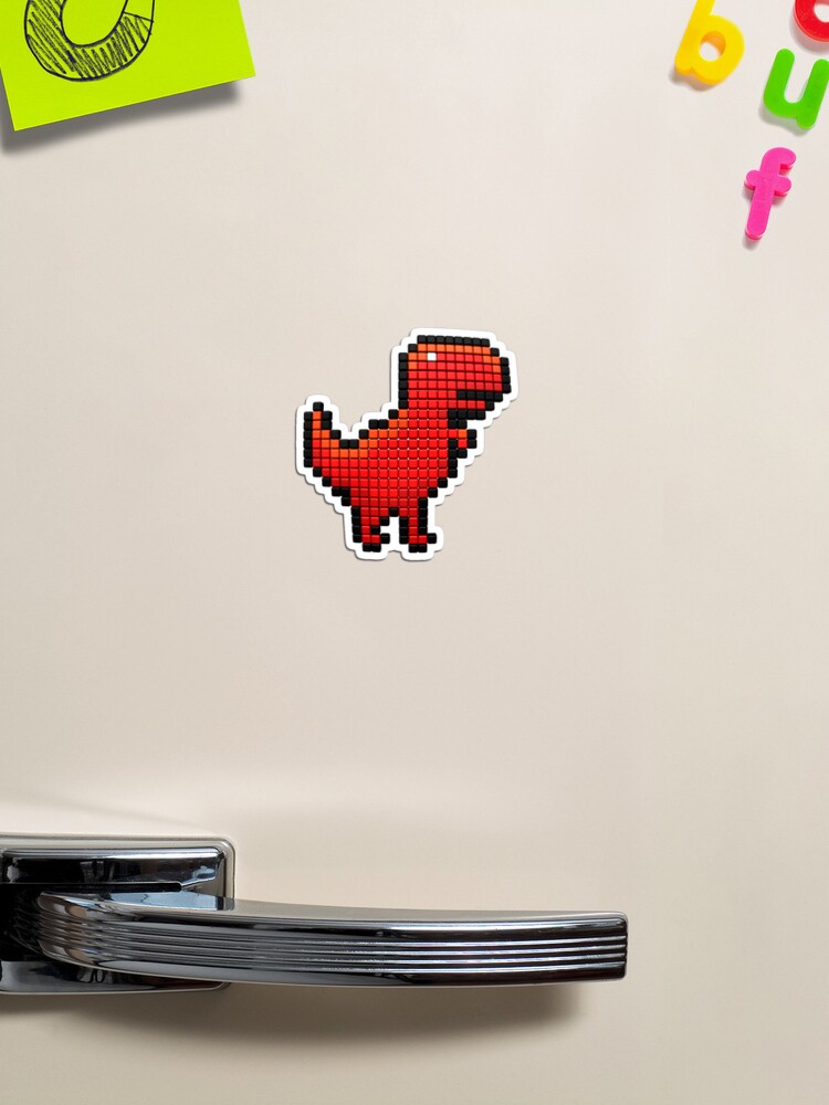 Dino Runner 2 Magnet for Sale by Pixel-Play