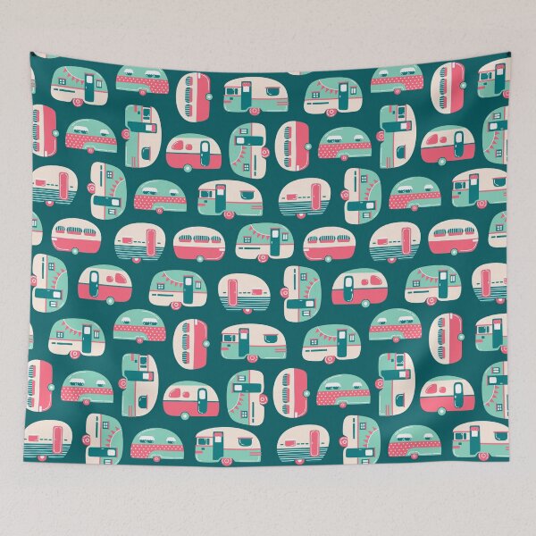 Item preview, camping pattern cartoon designed and sold by lauricecmd.