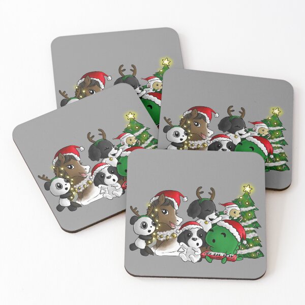 Item preview, Dino & Panda Caroling with Friends designed and sold by Dino & Panda Studios.