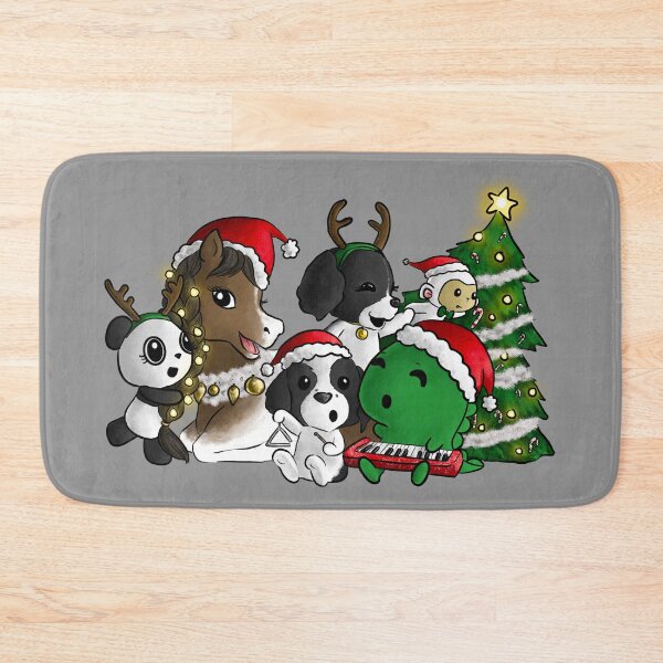 Item preview, Dino & Panda Caroling with Friends designed and sold by Dino & Panda Studios.