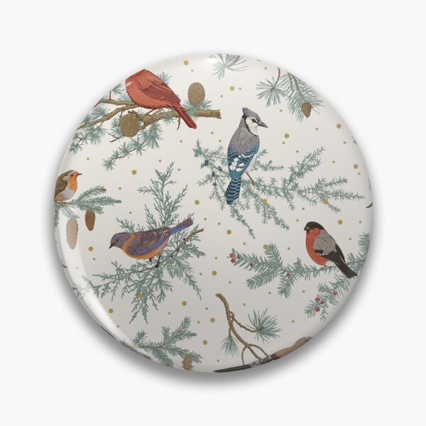 Item preview, cardinal vintage pattern designed and sold by lauricecmd.
