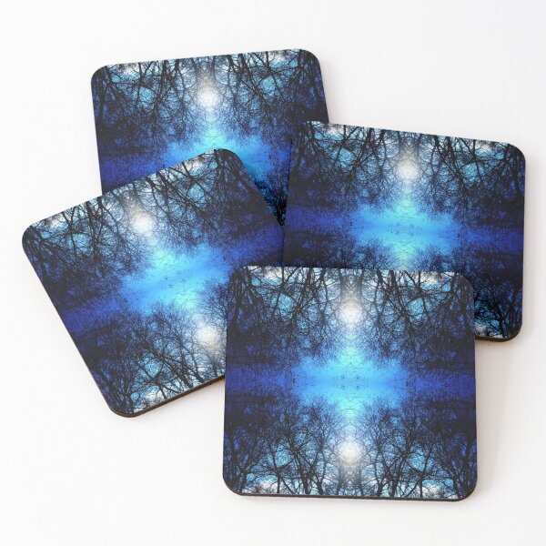 Item preview, Mirrored Trees in Blue 1 designed and sold by DevynStone.