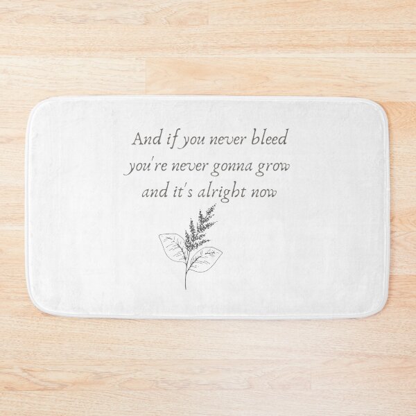 Item preview, If you never bleed you're never gonna grow taylor swift folklore lyrics designed and sold by Simi2020.