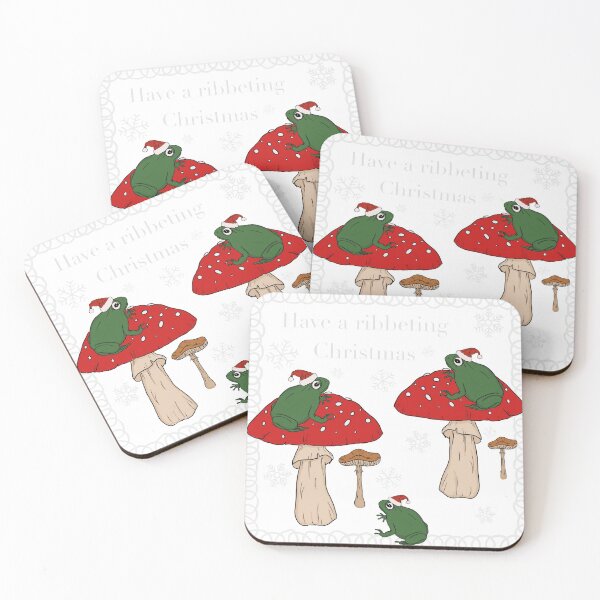 Item preview, Frog Christmas (white writing) designed and sold by Kailey Allen.
