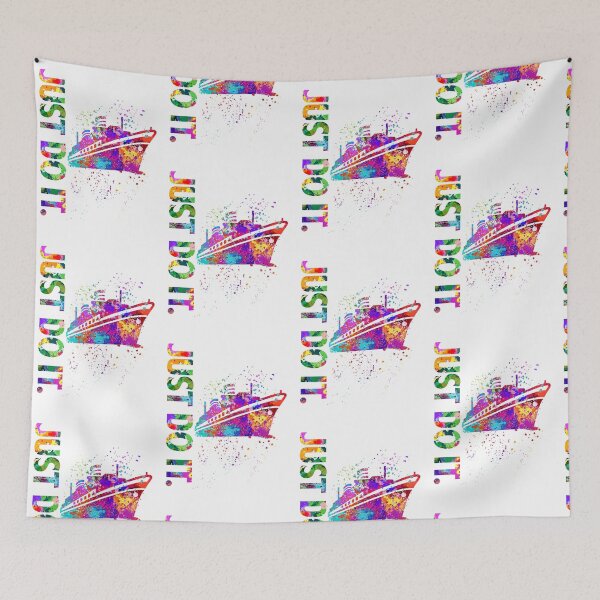 Item preview, Cruise Watercolor Vintage Art designed and sold by AlysaWithArt.