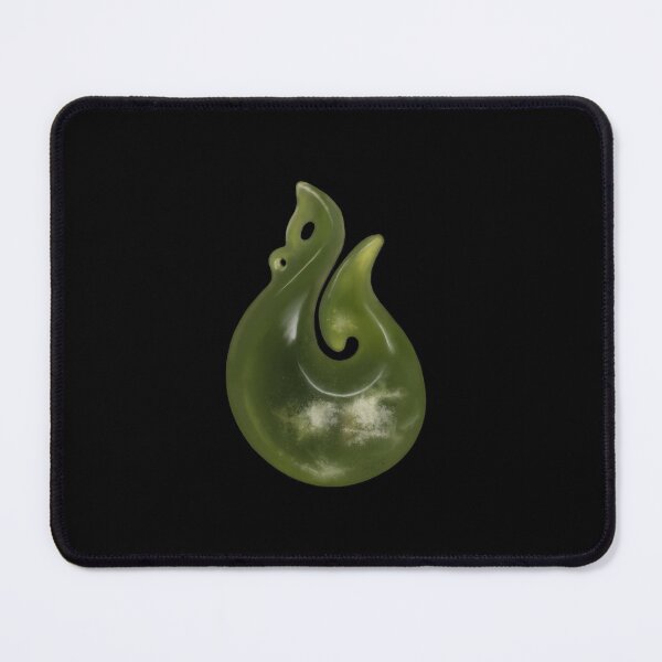 Item preview, Hei Matau Pounamu (Greenstone) Design Painted Style designed and sold by TheNativeRose.