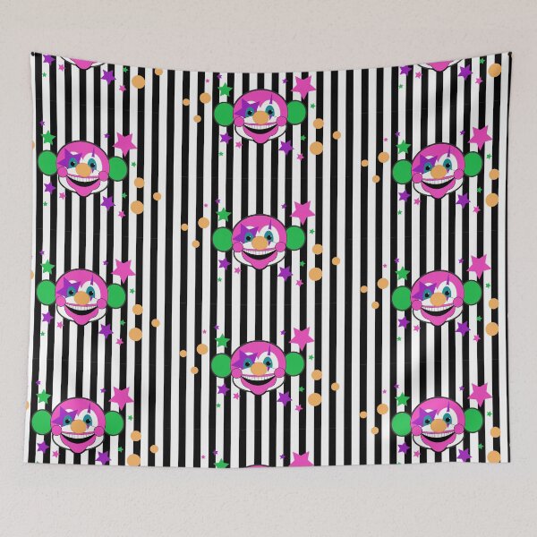 Item preview, Clown Monkey Stripes designed and sold by Stacey Jean.