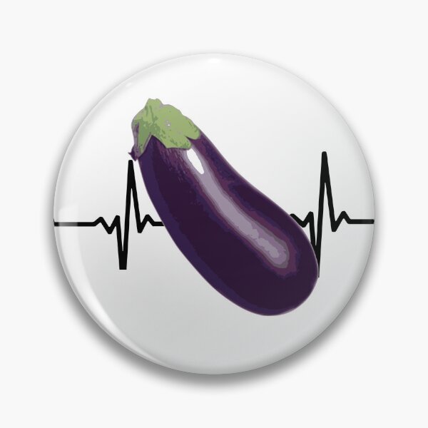 Item preview, I love eggplants heartbeat designed and sold by just-doing-it.