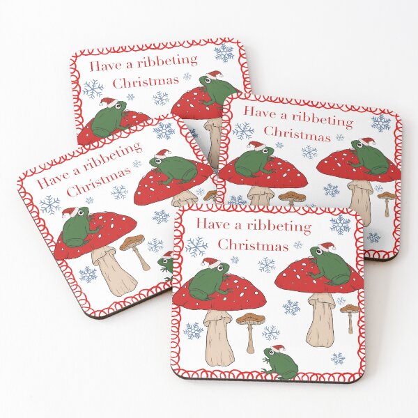 Item preview, Copy of Frog Christmas (red writing) designed and sold by Kailey Allen.