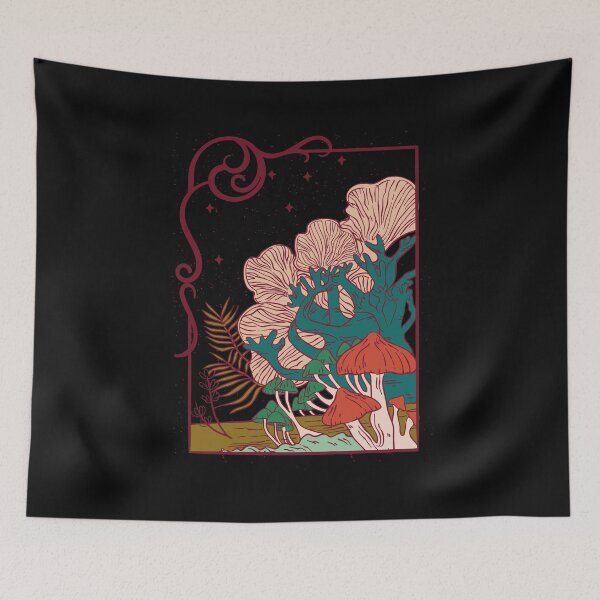 Item preview, Mushrooms, forest, mushroom pickers designed and sold by DerSenat.