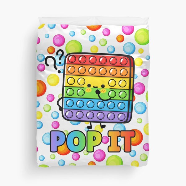 Pop it - happy smiley face Duvet Cover
