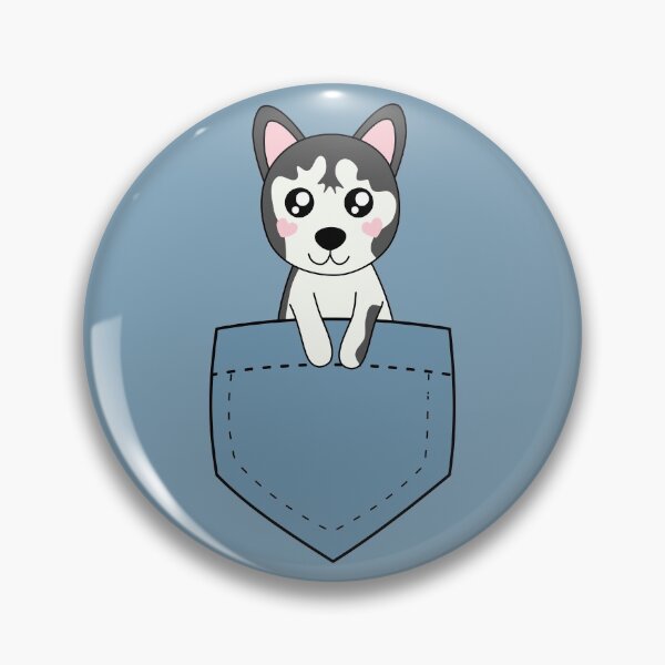 Item preview, Husky In Pocket Denim Blue designed and sold by cashewdays.