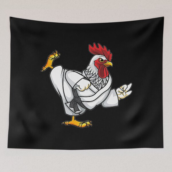 Item preview, Funny Ninja Chicken rooster doing Karate Samurai Design Gift  designed and sold by TOTOx9aR.
