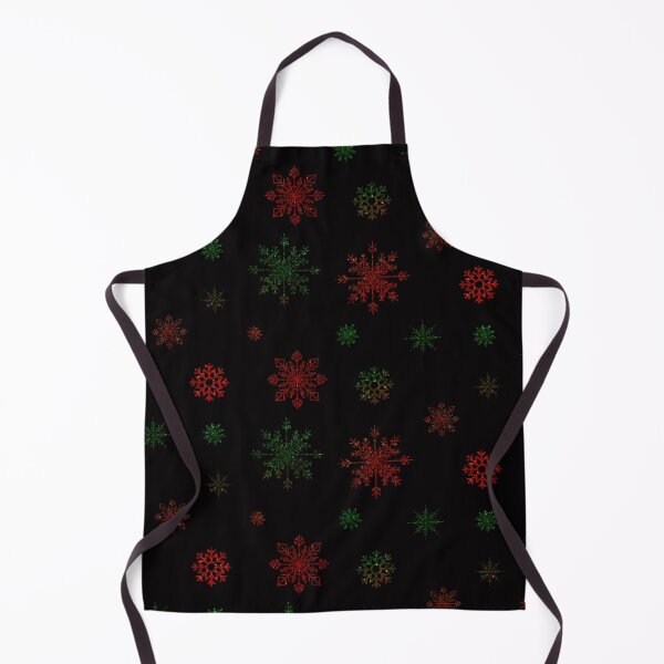 Item preview, Red Green Christmas Ombre Faux Glitter Snowflakes designed and sold by Felicity-K.