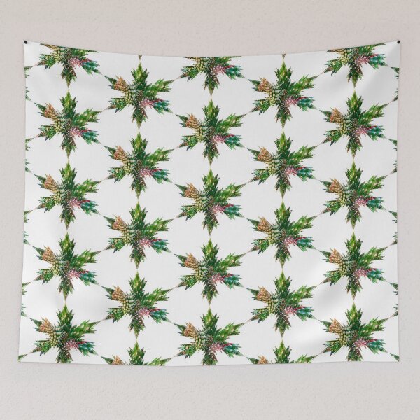 Item preview, Xmas Snowflakes Star Green cactus with Thorns by Iritof designed and sold by iritof.