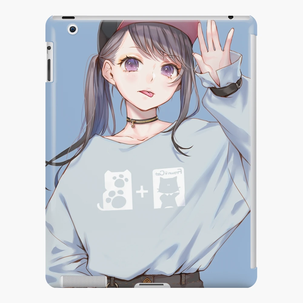 ANIME GIRL AESTHETIC HOODIE Drawstring Bag for Sale by Chaotika9