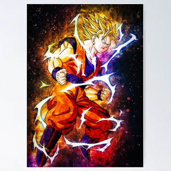 Goku Poster Dragon Ball Z Poster for Sale by ShinraiDesignz