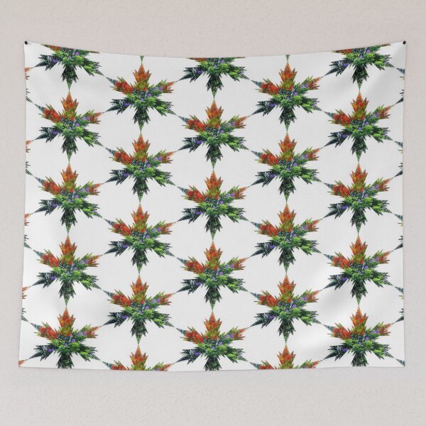 Item preview, Snowflakes Star Red Green & Purple by Iritof designed and sold by iritof.