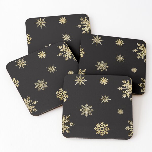 Item preview, Gold Faux Glitter Christmas Snowflake designed and sold by Felicity-K.