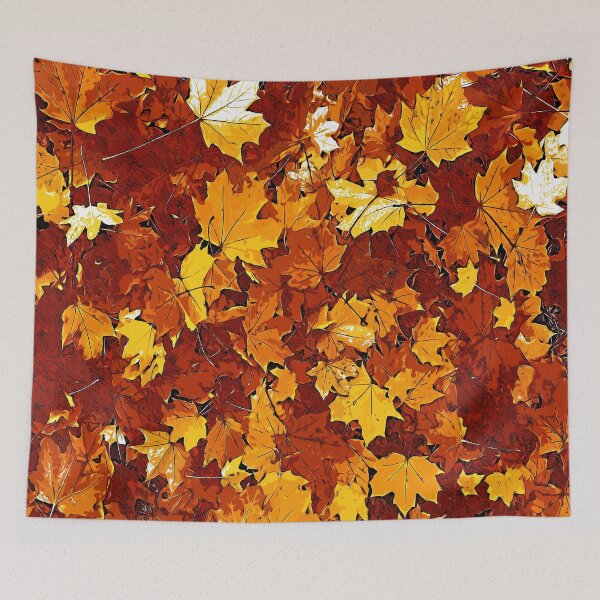 Item preview, Autumn leaves color print designed and sold by artdragongift 15.