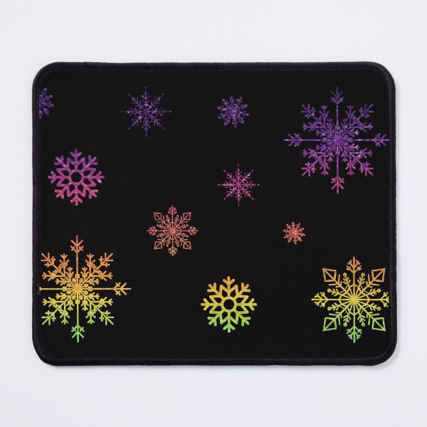 Item preview, Bright Rainbow Faux Glitter Snowflakes designed and sold by Felicity-K.
