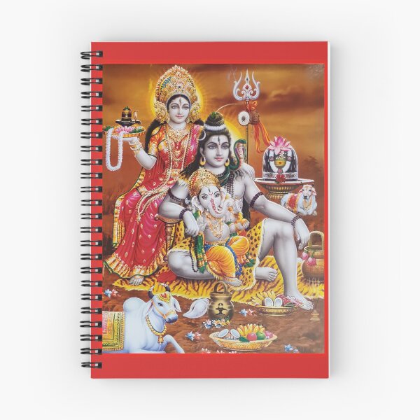 Item preview, Lord  Mahadev ji with goddess Parvati ji and lord Ganesha ji together showering their blessing for healthy , wealthy and prosperous life. designed and sold by aruvanita.