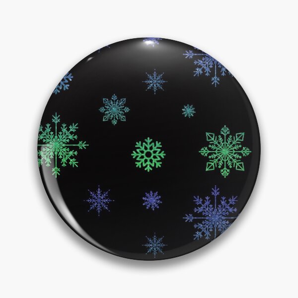 Item preview, Ombre Blue Green Faux Glitter Snowflakes designed and sold by Felicity-K.