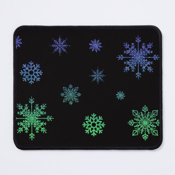 Item preview, Ombre Blue Green Faux Glitter Snowflakes designed and sold by Felicity-K.
