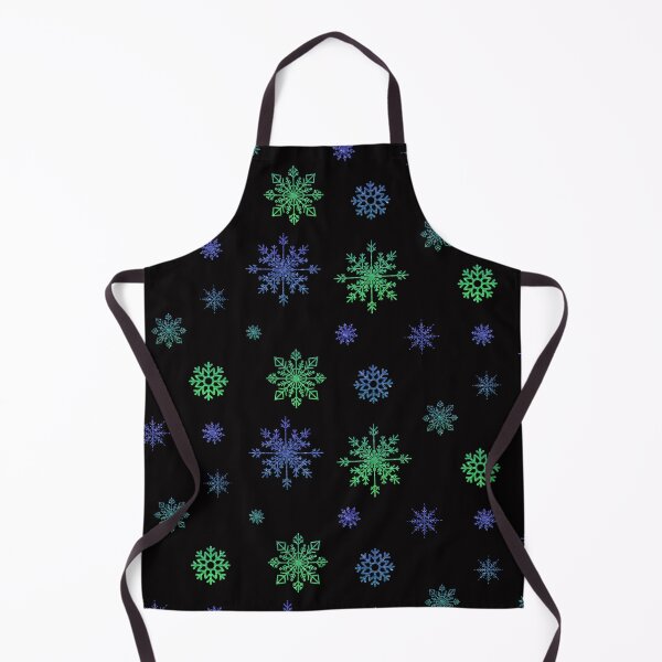 Item preview, Ombre Blue Green Faux Glitter Snowflakes designed and sold by Felicity-K.