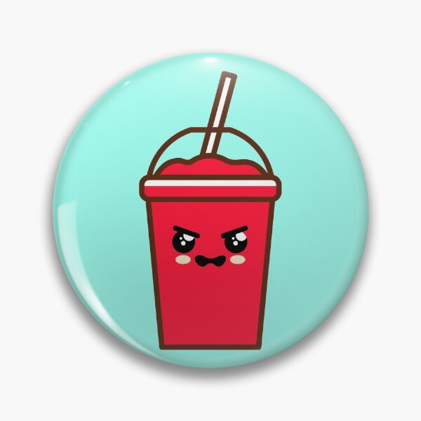 Item preview, Kawaii Red Angry Slushy - Cute Kawaii Slushy designed and sold by 2-Of-A-Kind.