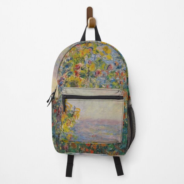 Item preview, Flower beds at Vetheuil designed and sold by PaintedDreams96.