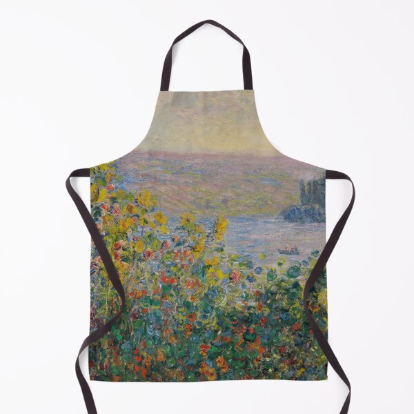 Item preview, Flower beds at Vetheuil designed and sold by PaintedDreams96.