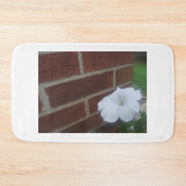 Item preview, White Petunia and a Red Brick Wall designed and sold by Flyaways.