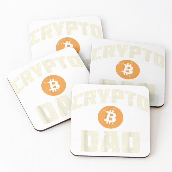 Item preview, Mens Crypto Dad Bitcoin BTC Cryptocurrency Day Trader Daddy Men T-Shirt designed and sold by BahrkeQuartz.