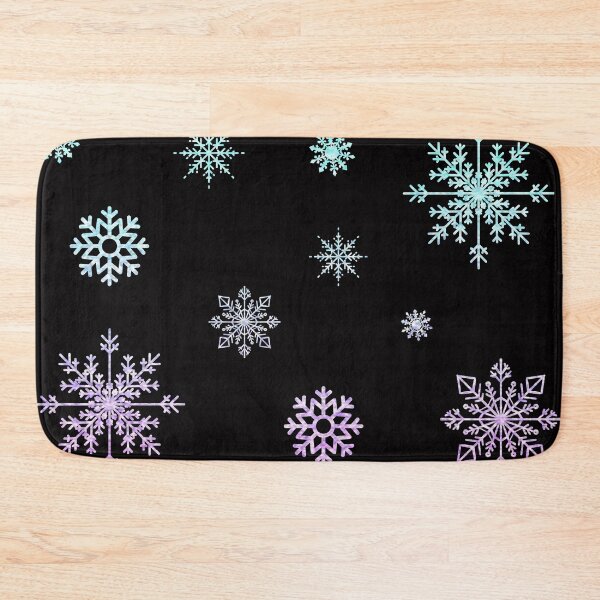 Item preview, Pastel Purple Blue Ombre Faux Glitter Snowflakes designed and sold by Felicity-K.