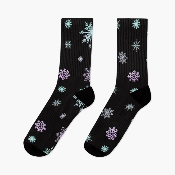 Item preview, Pastel Purple Blue Ombre Faux Glitter Snowflakes designed and sold by Felicity-K.