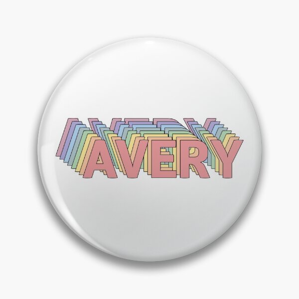 Item preview, AVERY name personalized retro designed and sold by allysmar.