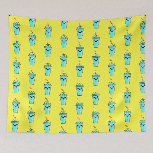 Item preview, Kawaii Blue Cutie Slushy - Cute Kawaii Slushy designed and sold by 2-Of-A-Kind.